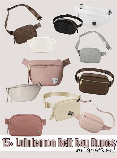 amazon dupe belt bag|lululemon belt dupe.